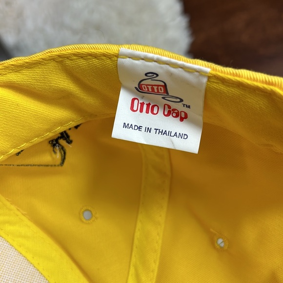 Otto Cap The Villa Fishing Derby Snapback, Yellow & Blue, Adjustable Fit - Picture 8 of 9